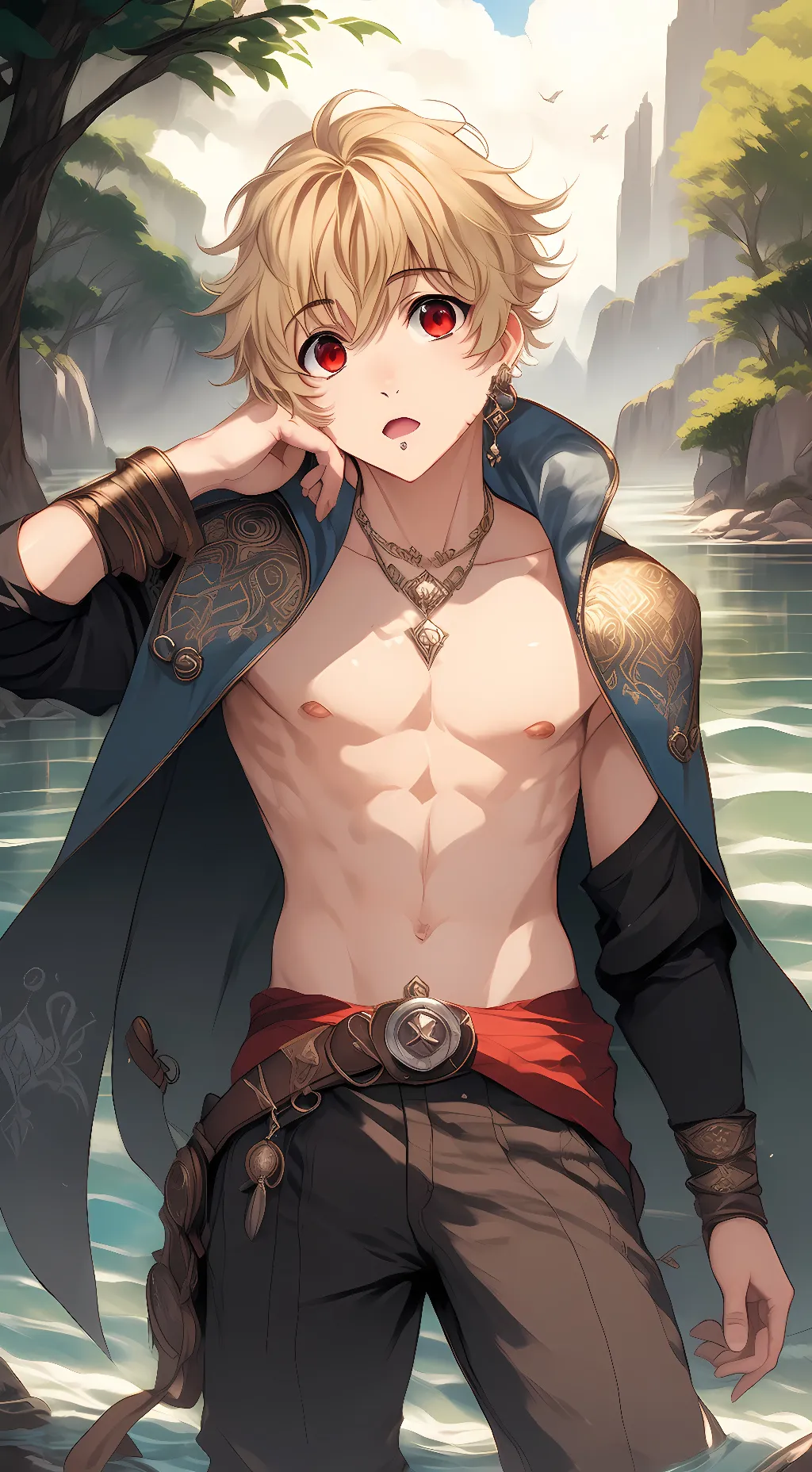 ai character: Nagisa  background