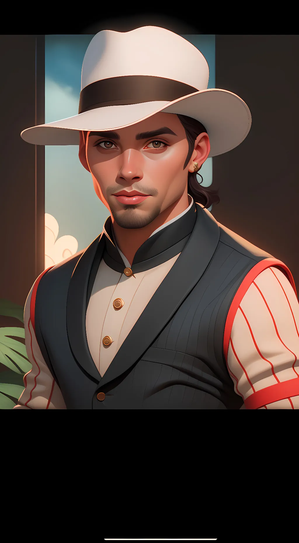 ai character: West Landon background