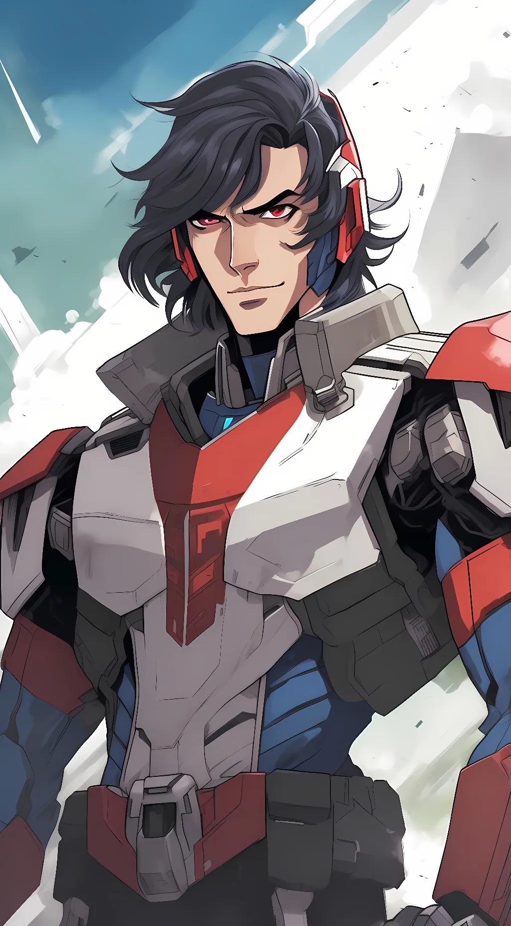 ai character: Starscream   background