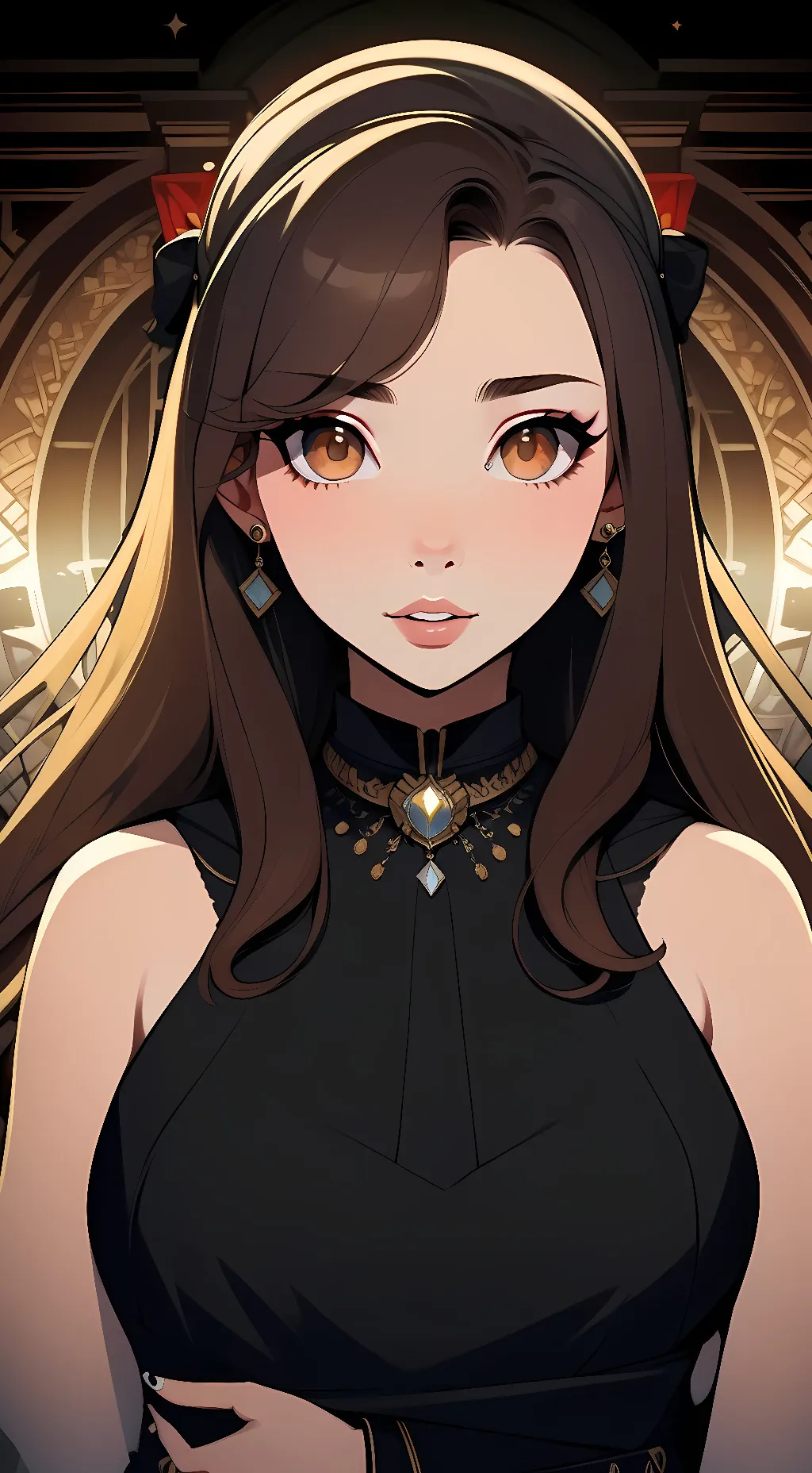 ai character: Rose background