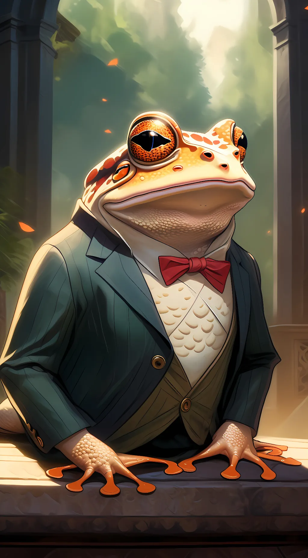 ai character: toad background