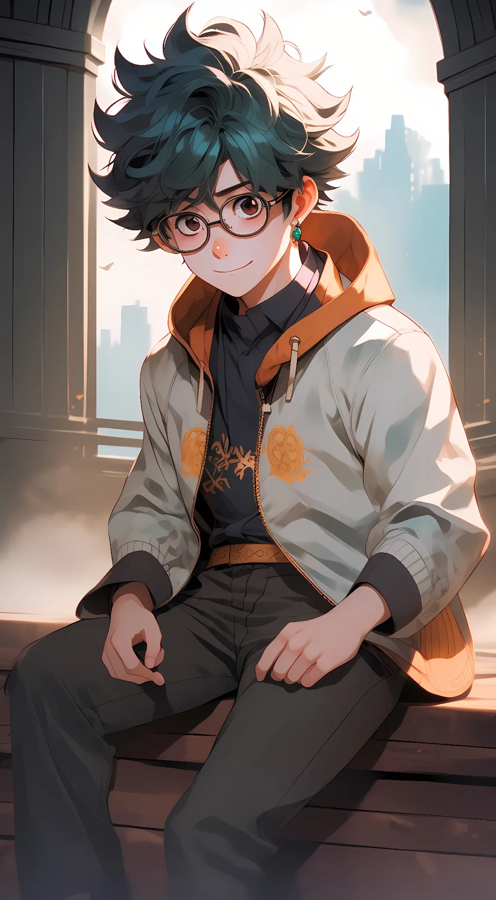 ai character: 💚Izuku Midoriya💚 background