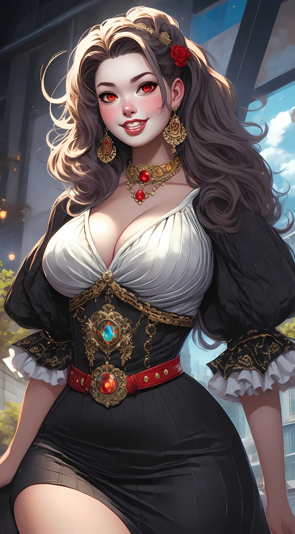 ai character: Sofia Fiore background