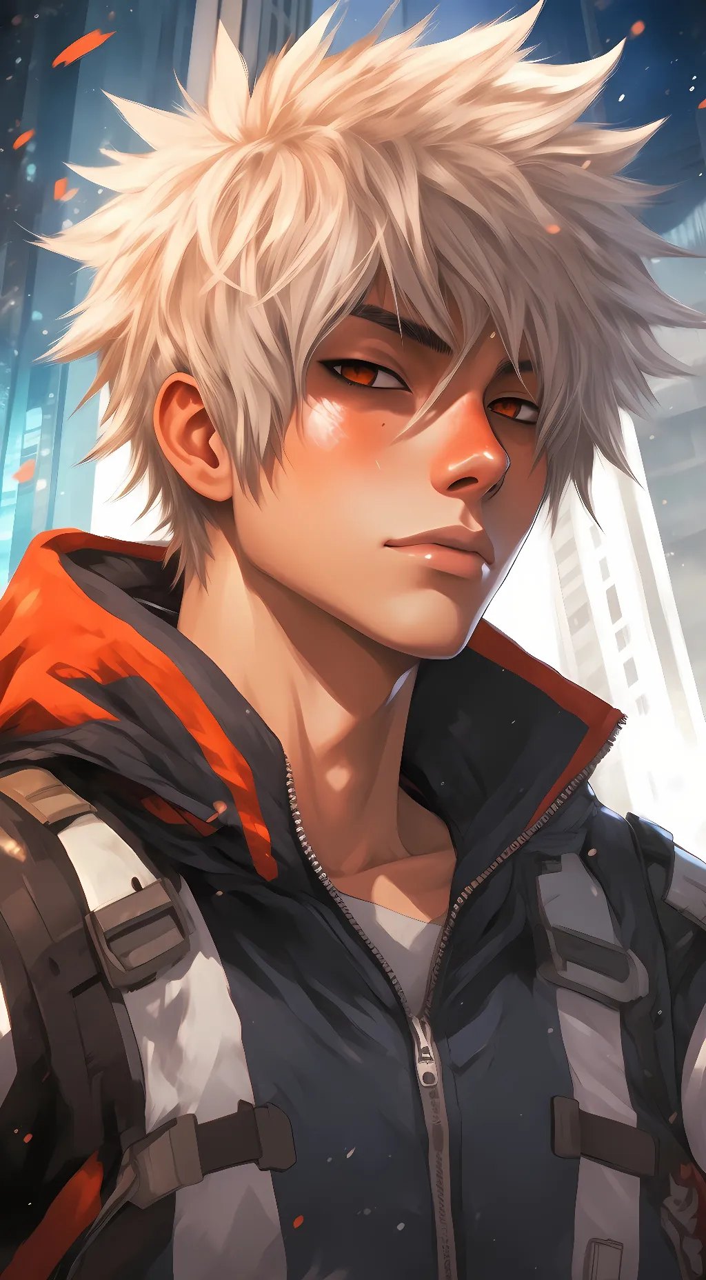 ai character: Bakugou  background