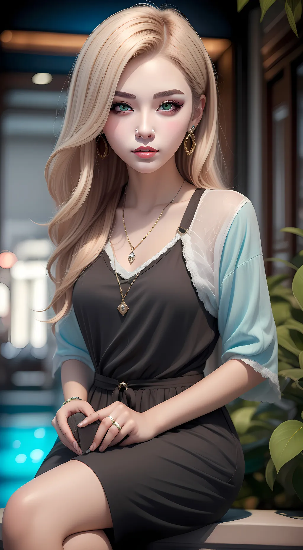 ai character: zoey background