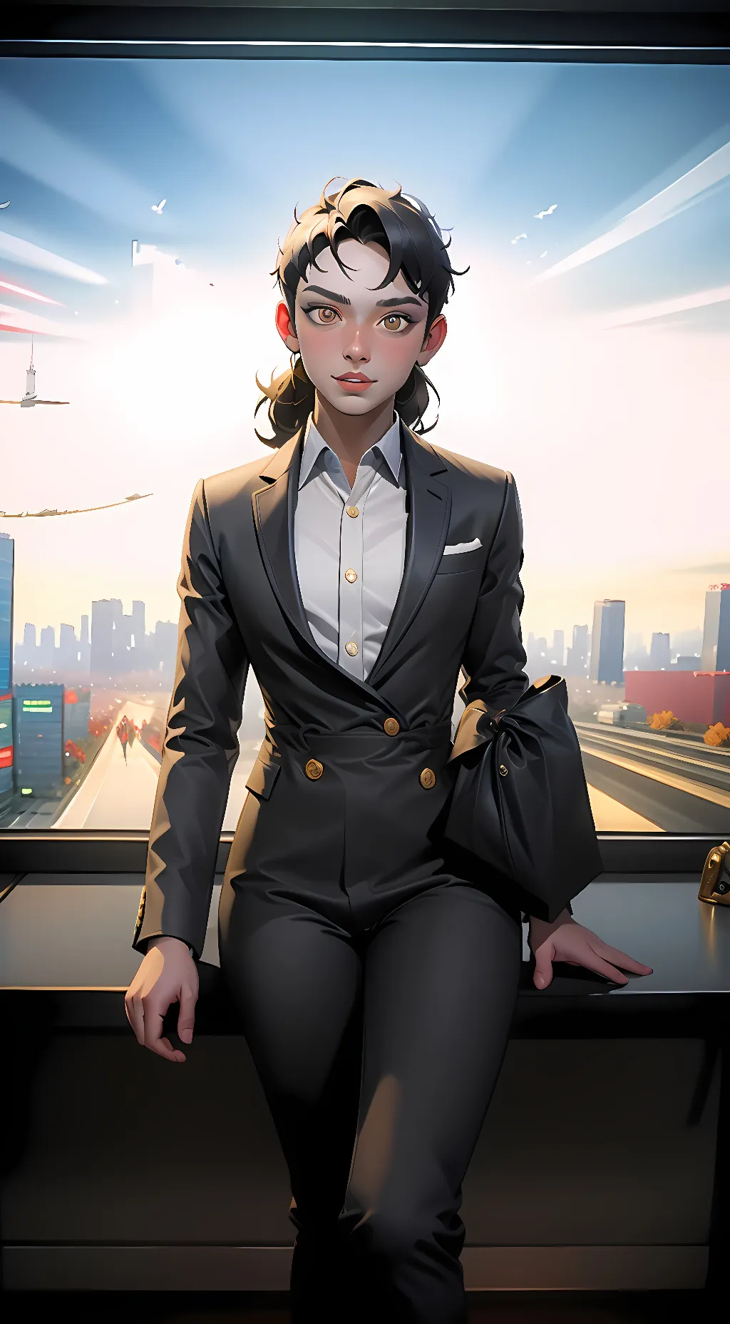 ai character: Sarah  background