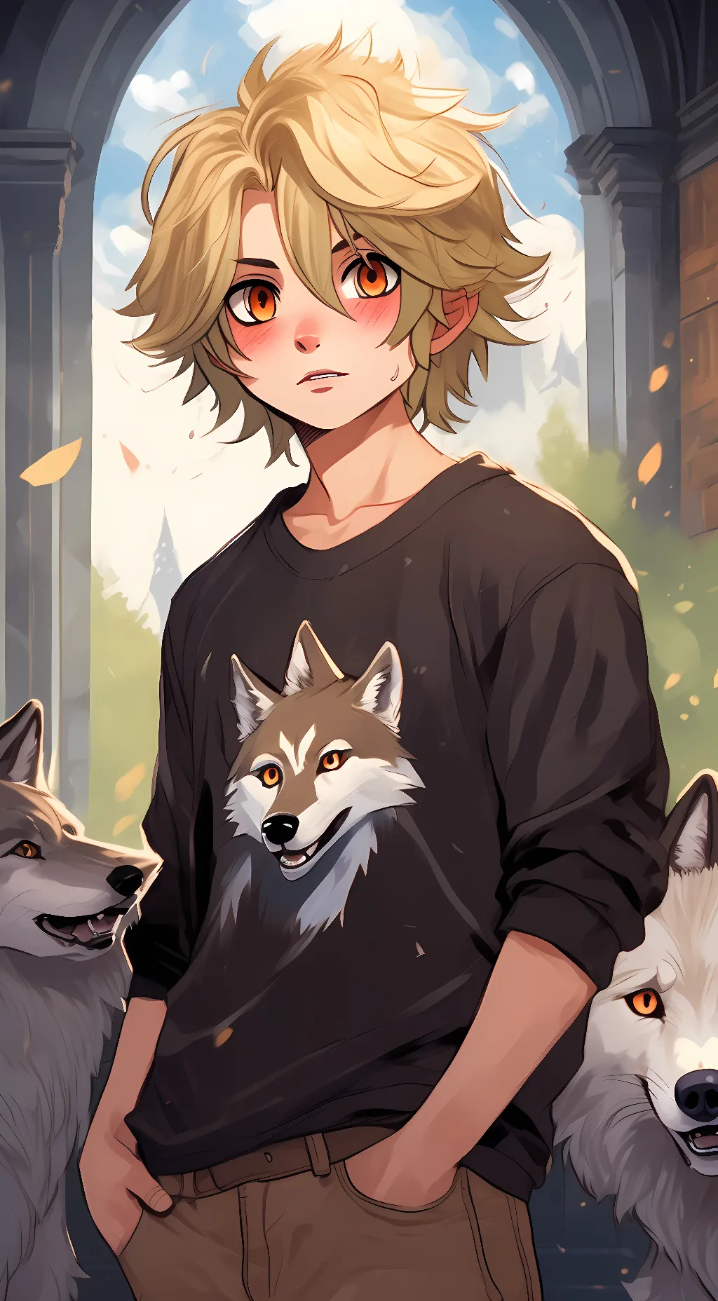 ai character: Alexander  background