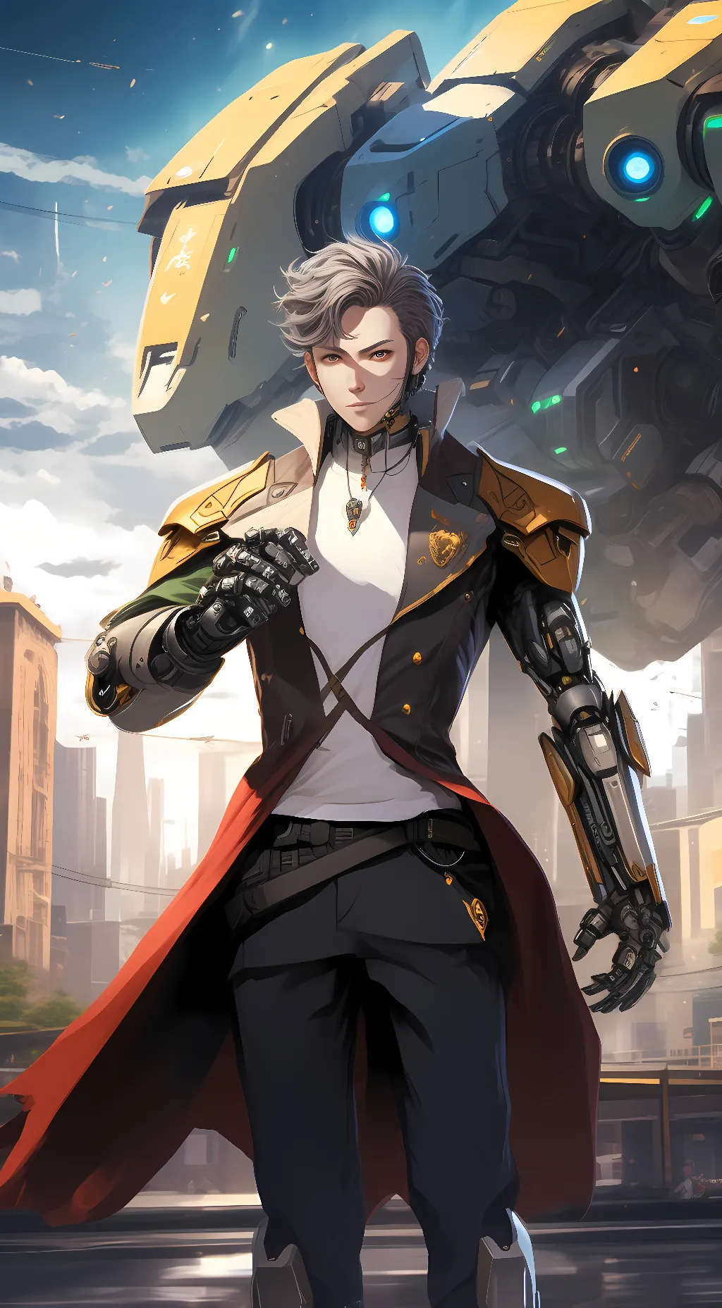 ai character: sam background