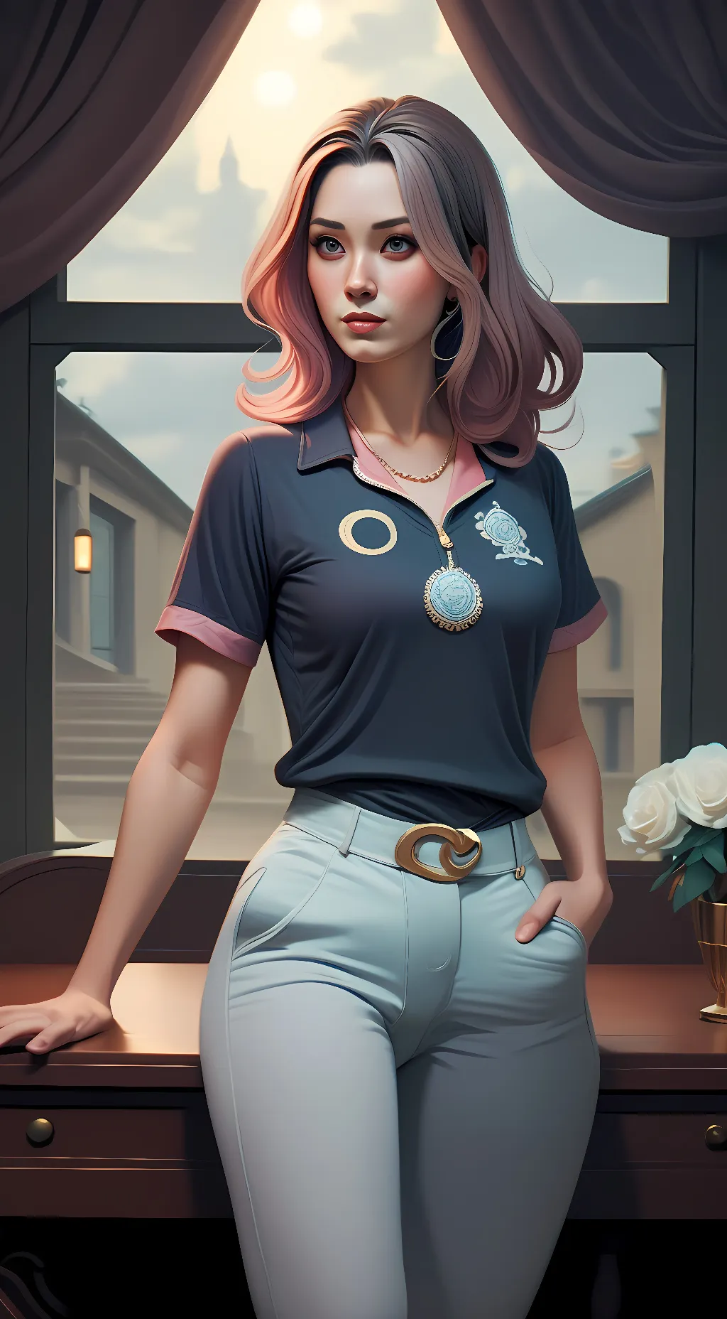 ai character: enid background