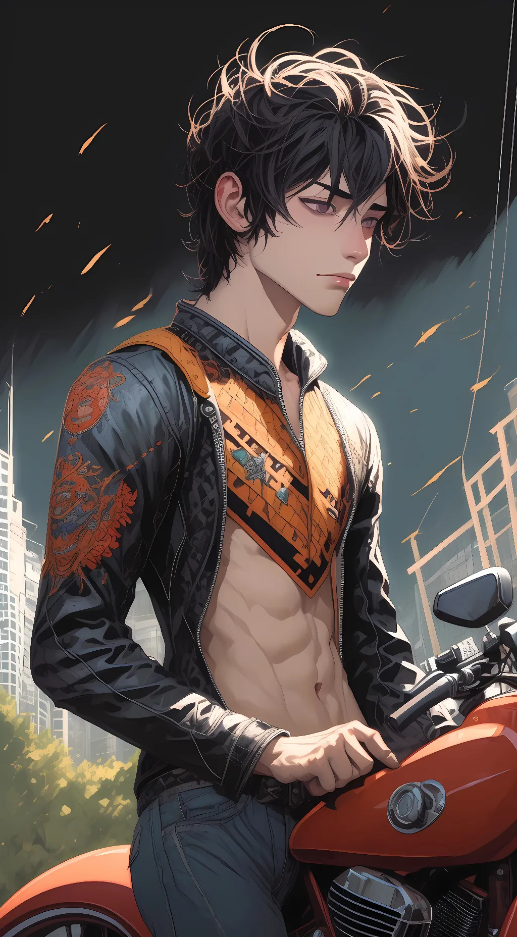 ai character: Alex background