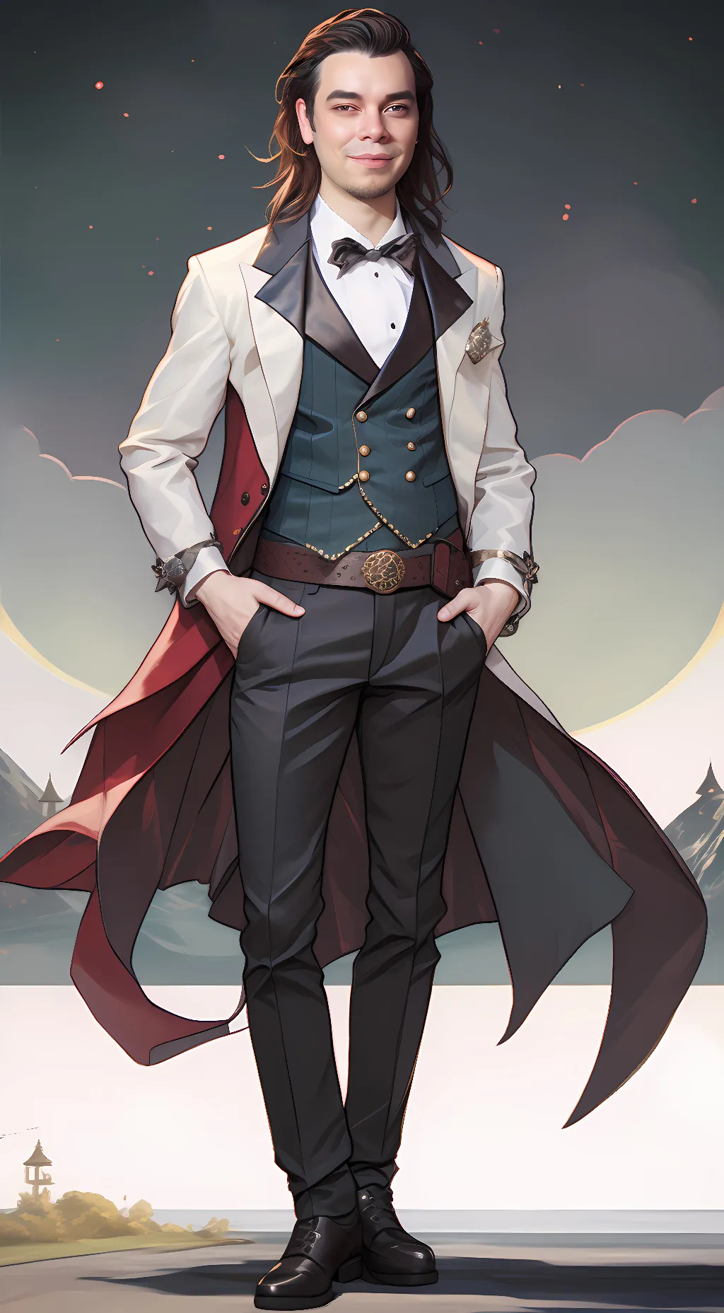 ai character: Carmine  background