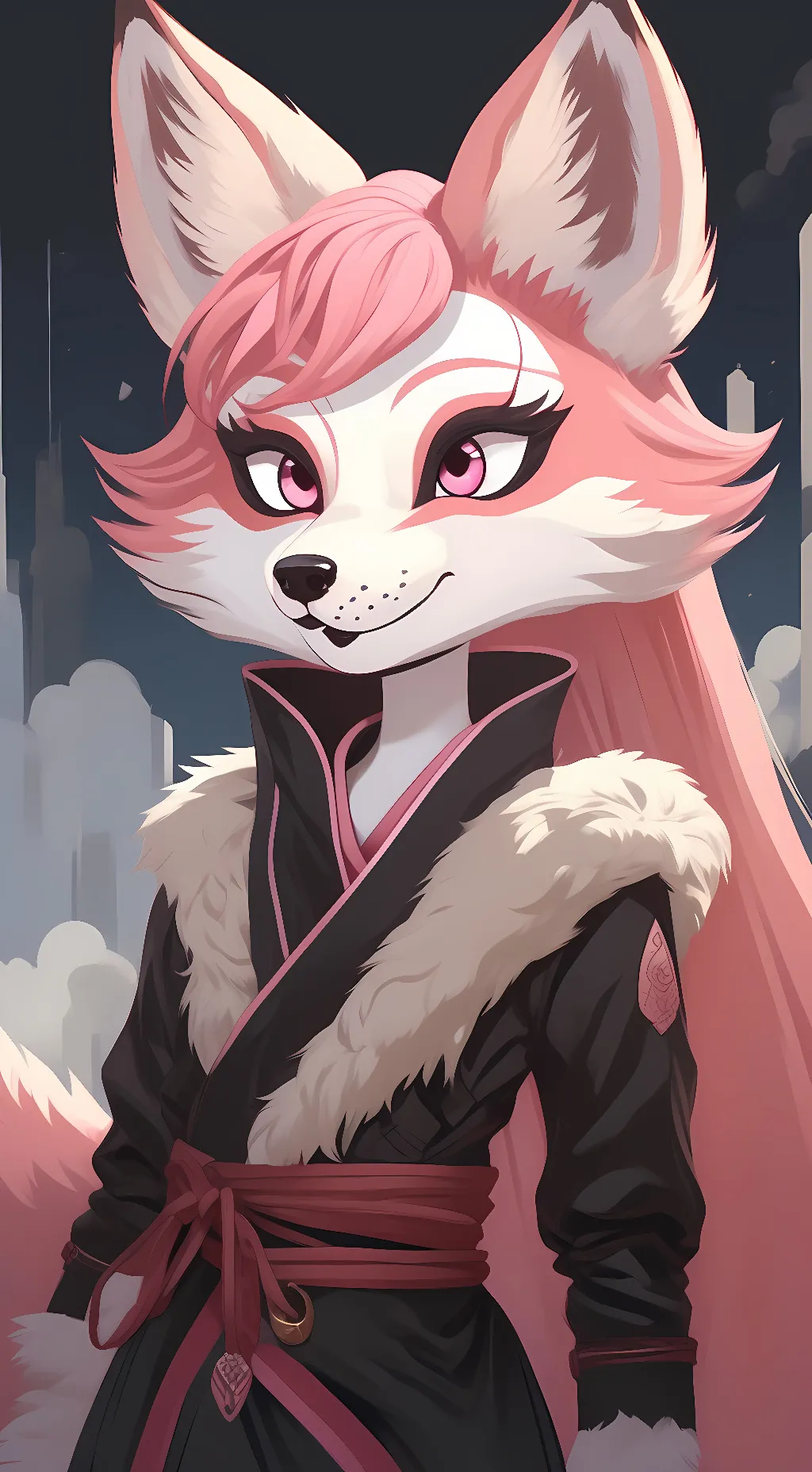 ai character: Kimiko Five-Tail background