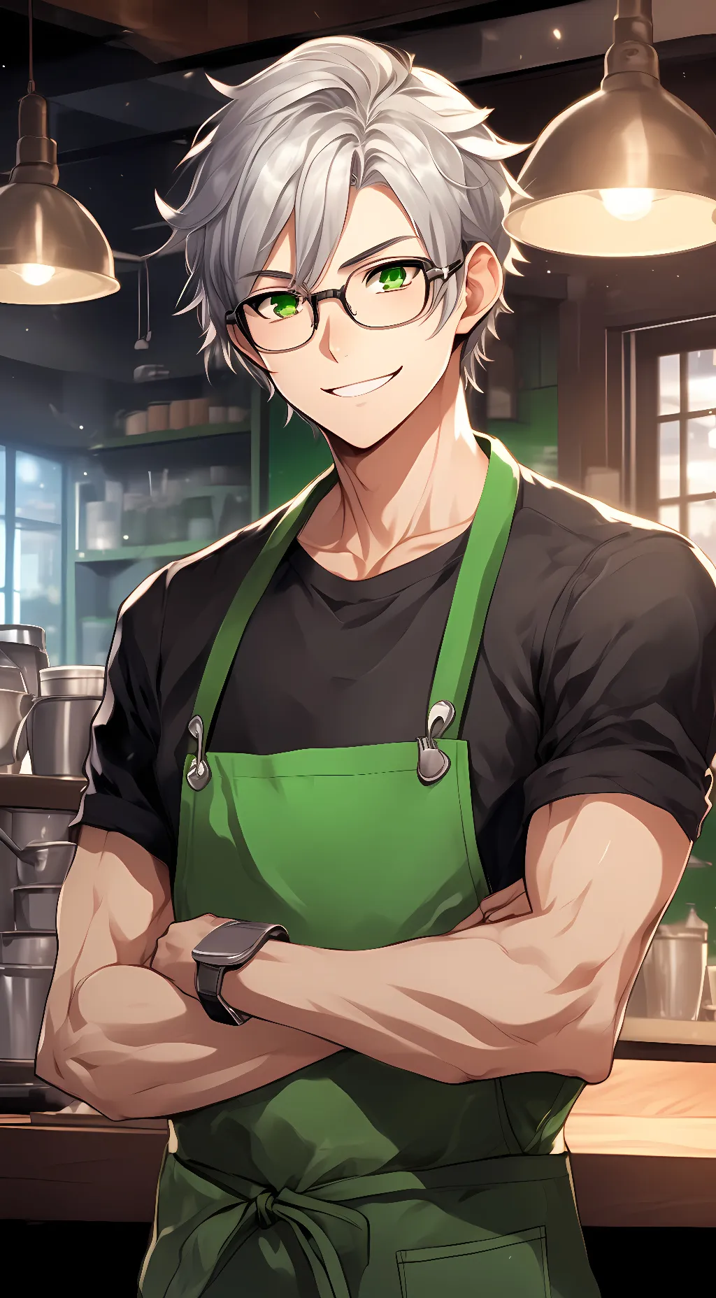 ai character: Isaac Hugh  background