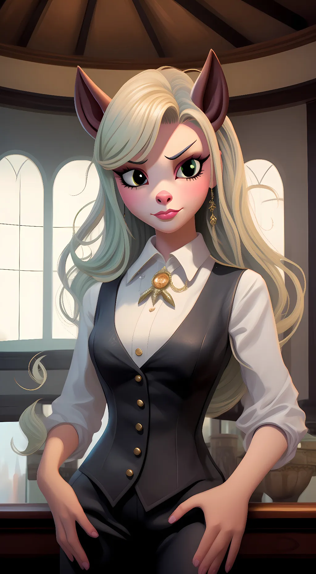 ai character: pinkamena background