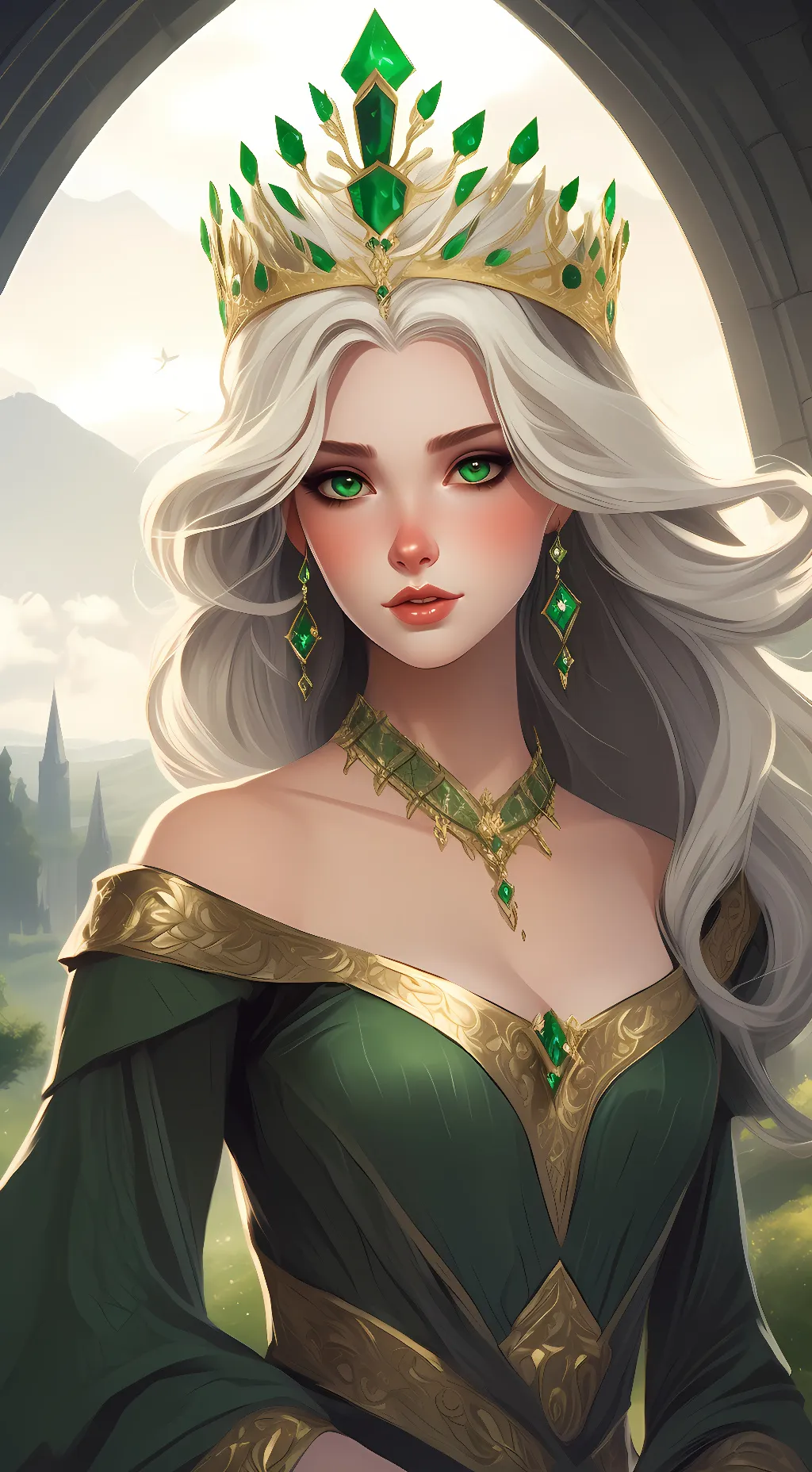 ai character: Gabrielle Houston  background