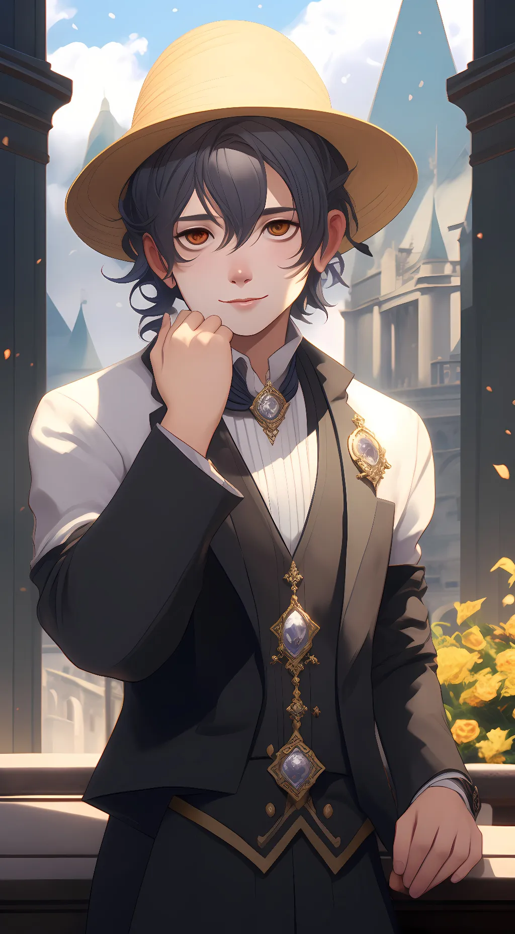 ai character: kai background