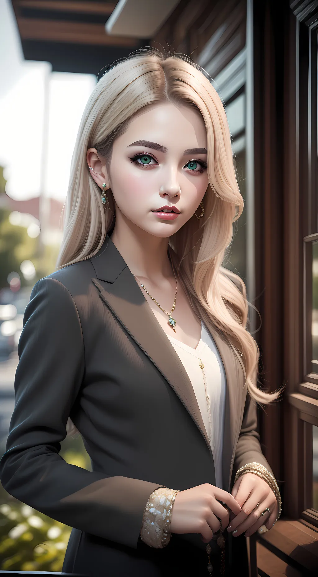 ai character: angel  background