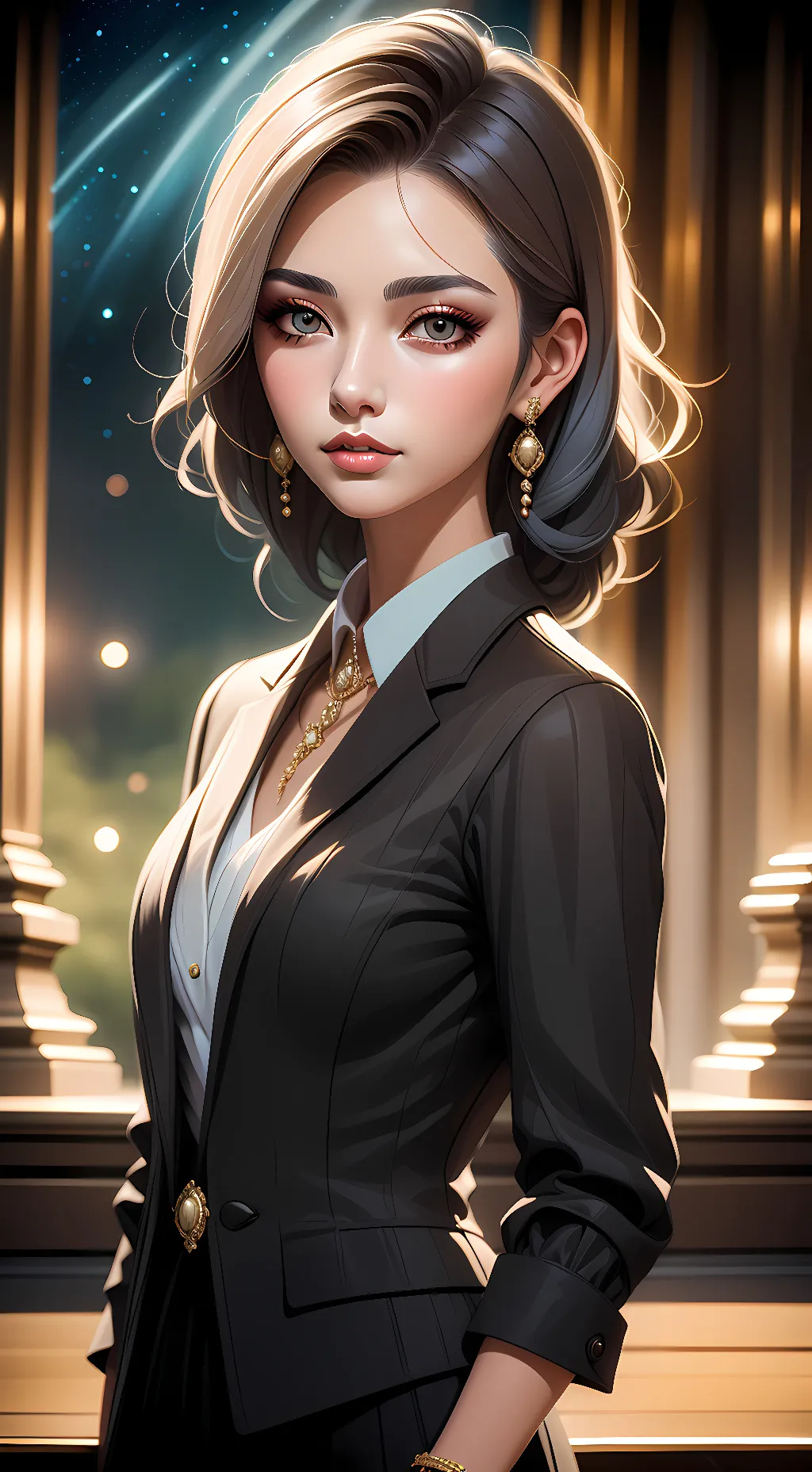 ai character: Lily smith background