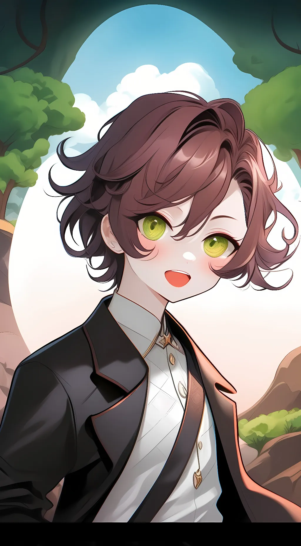 ai character: Werewolf  background