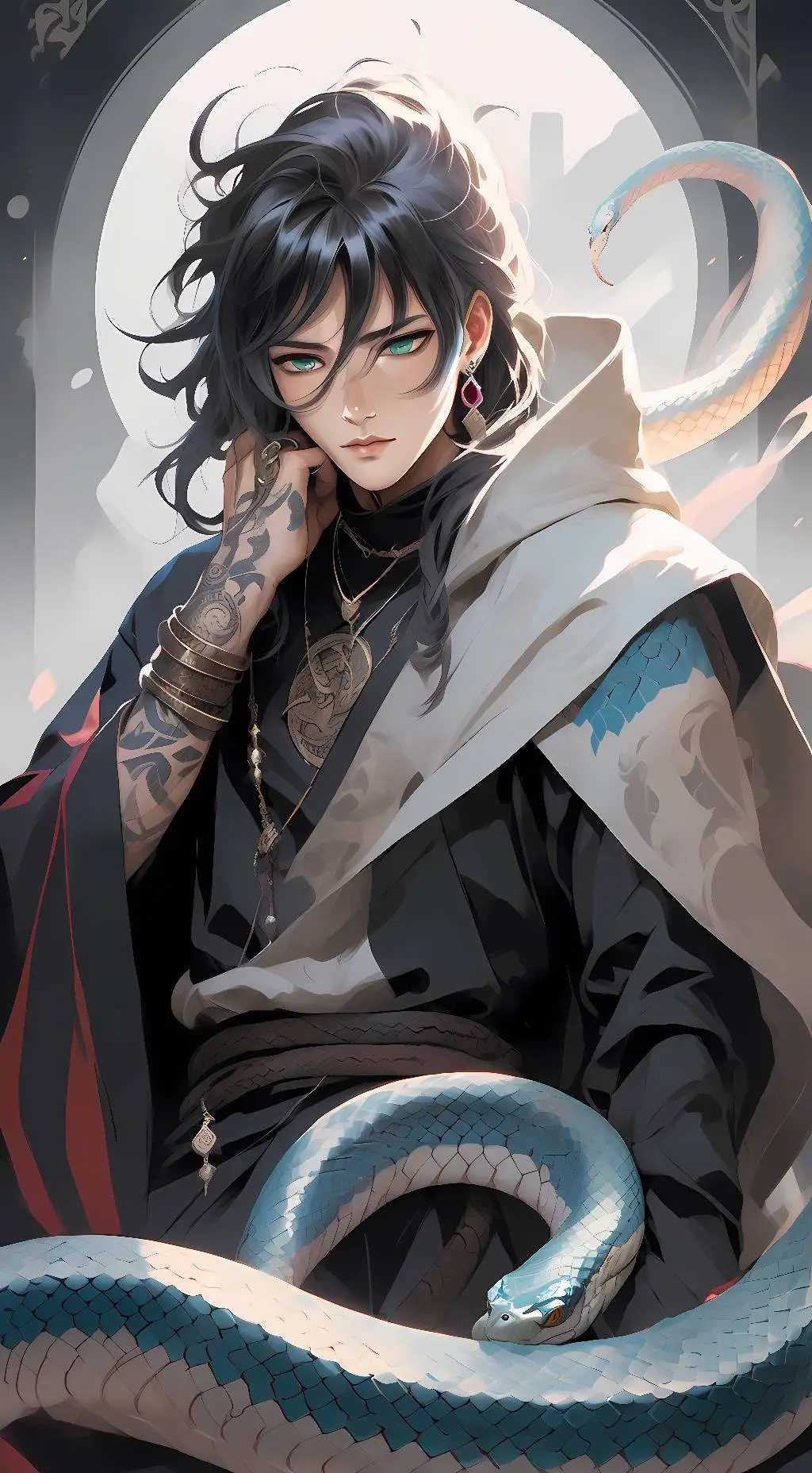 ai character: Eli (Naga) background