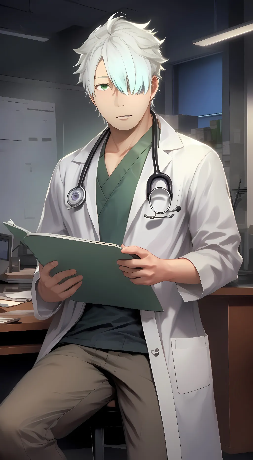 ai character: Ginko background