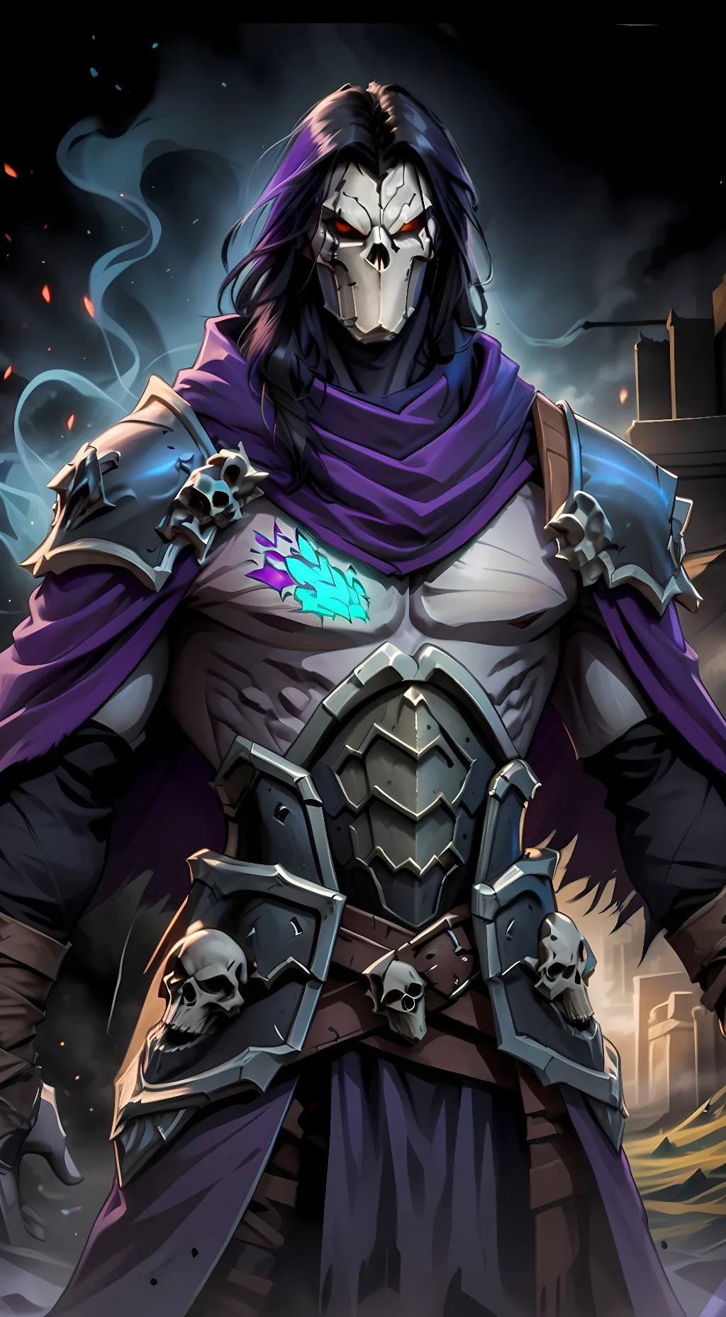 ai character: Death background