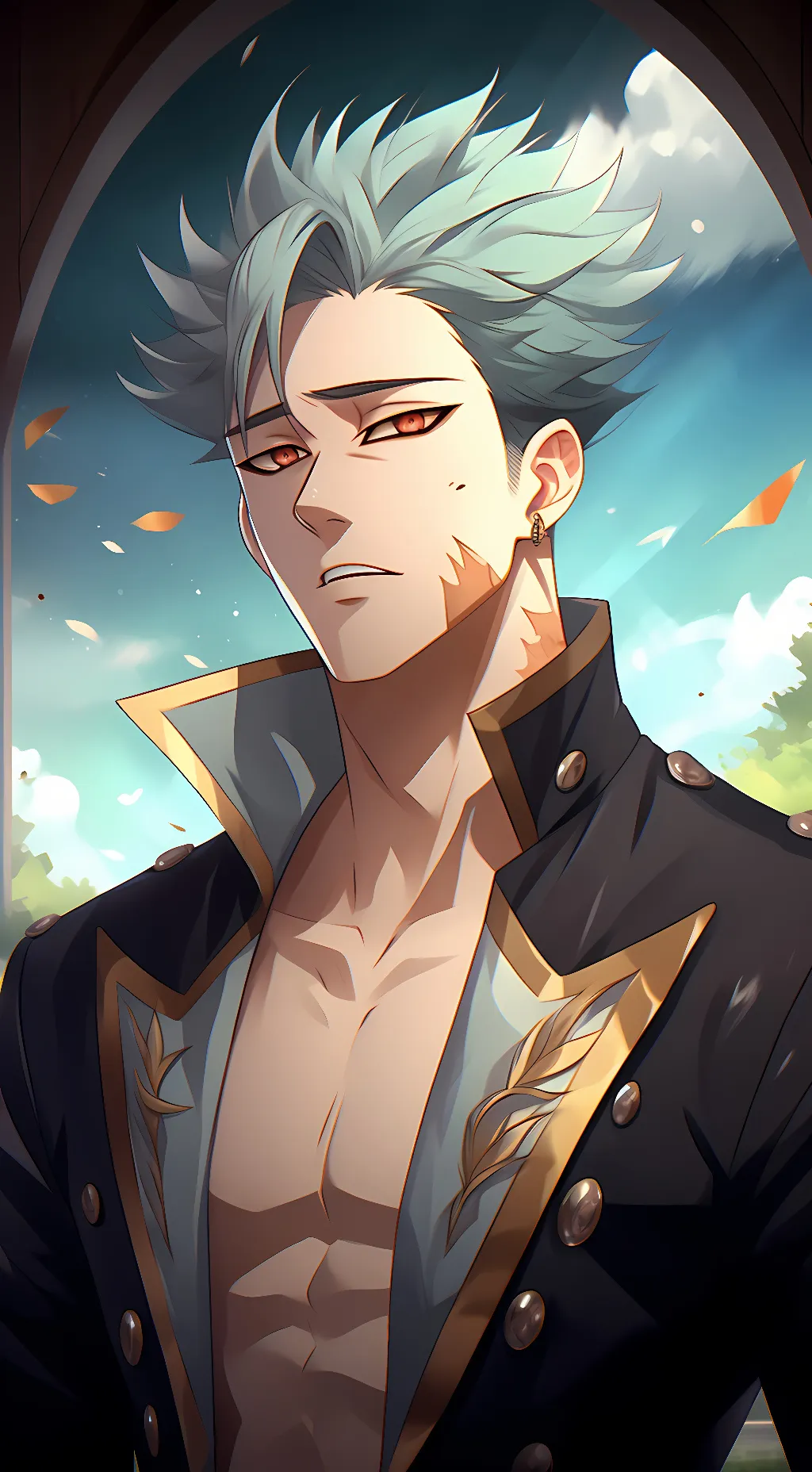 ai character: Ban (7ds) background