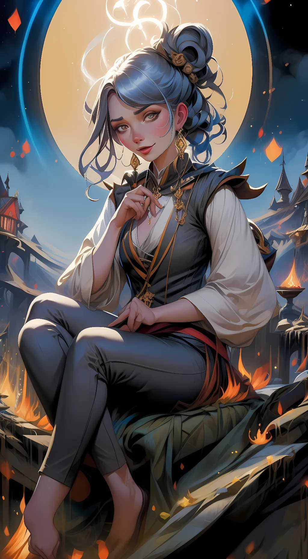 ai character: evee background