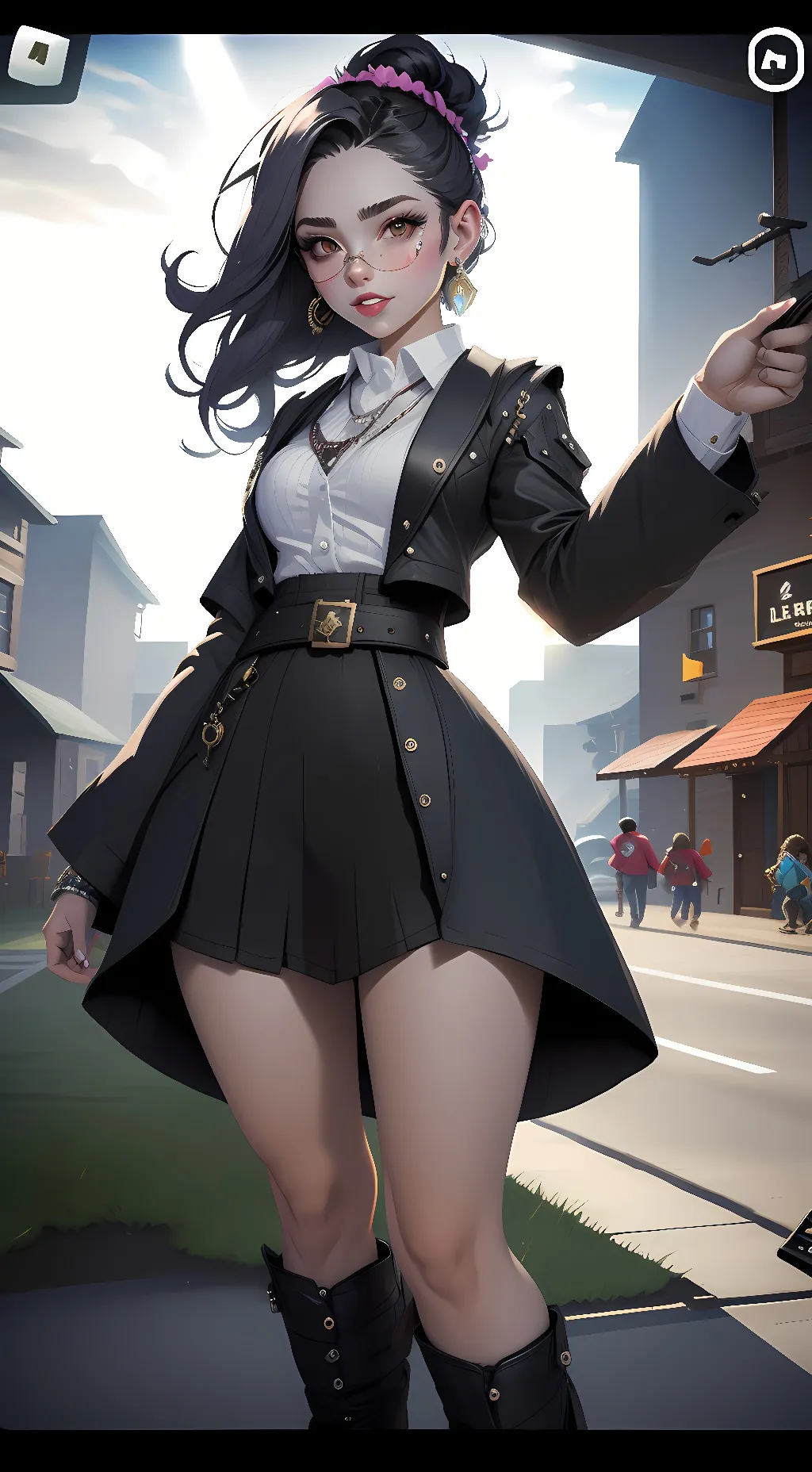 ai character: ☆~あな～☆ background