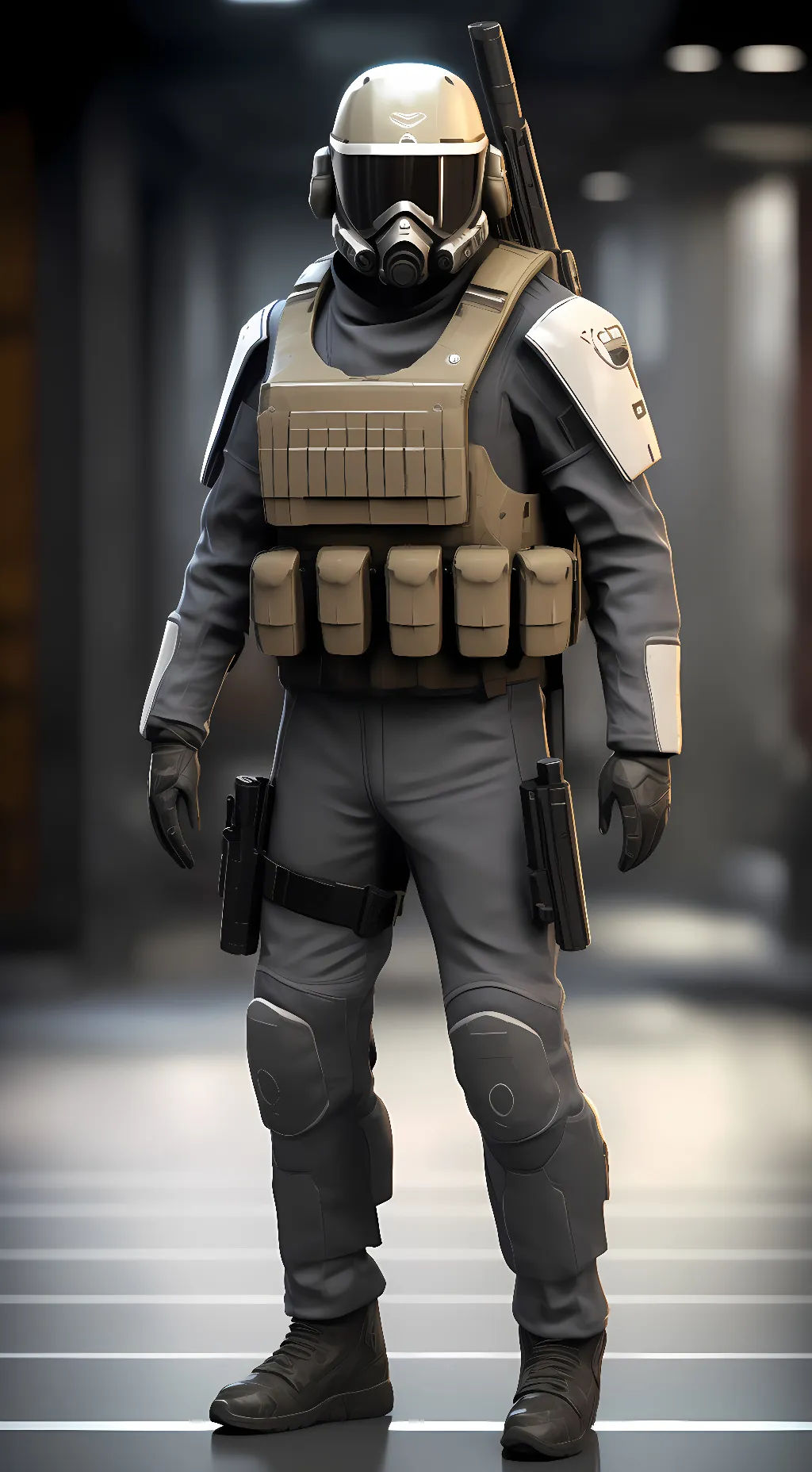 ai character: scp guard background