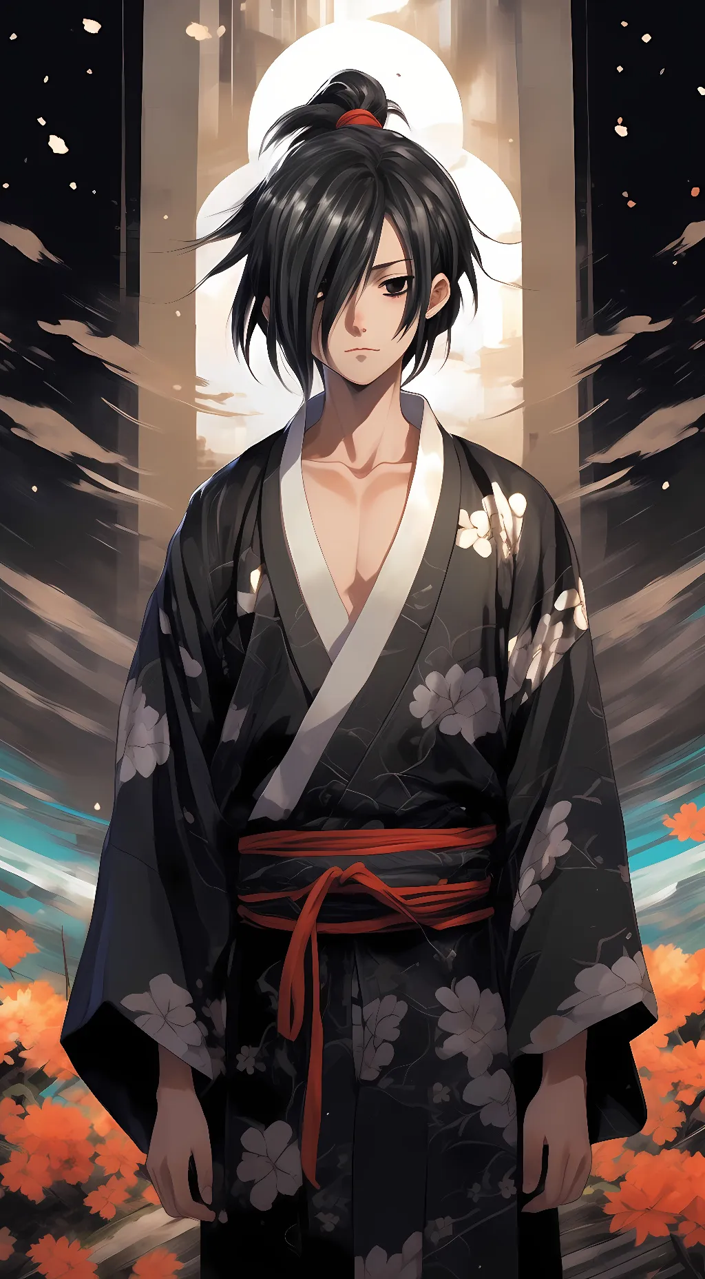 ai character: Hyakkimaru background