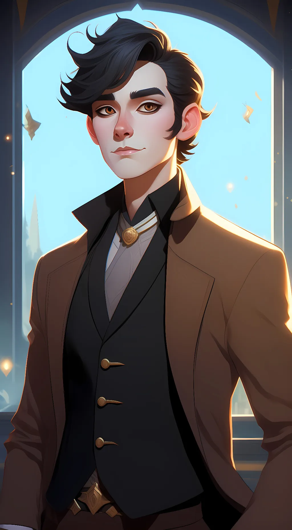 ai character: bad boy background