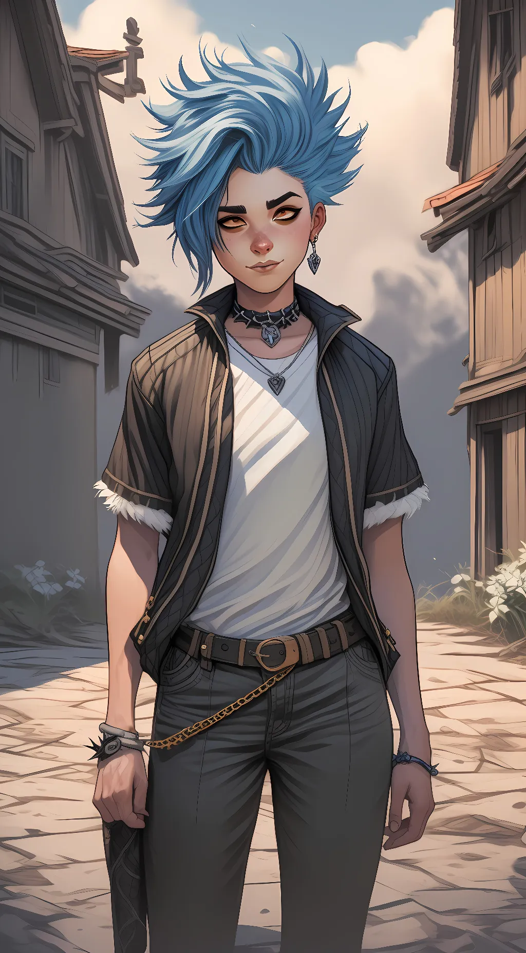 ai character: Leo background