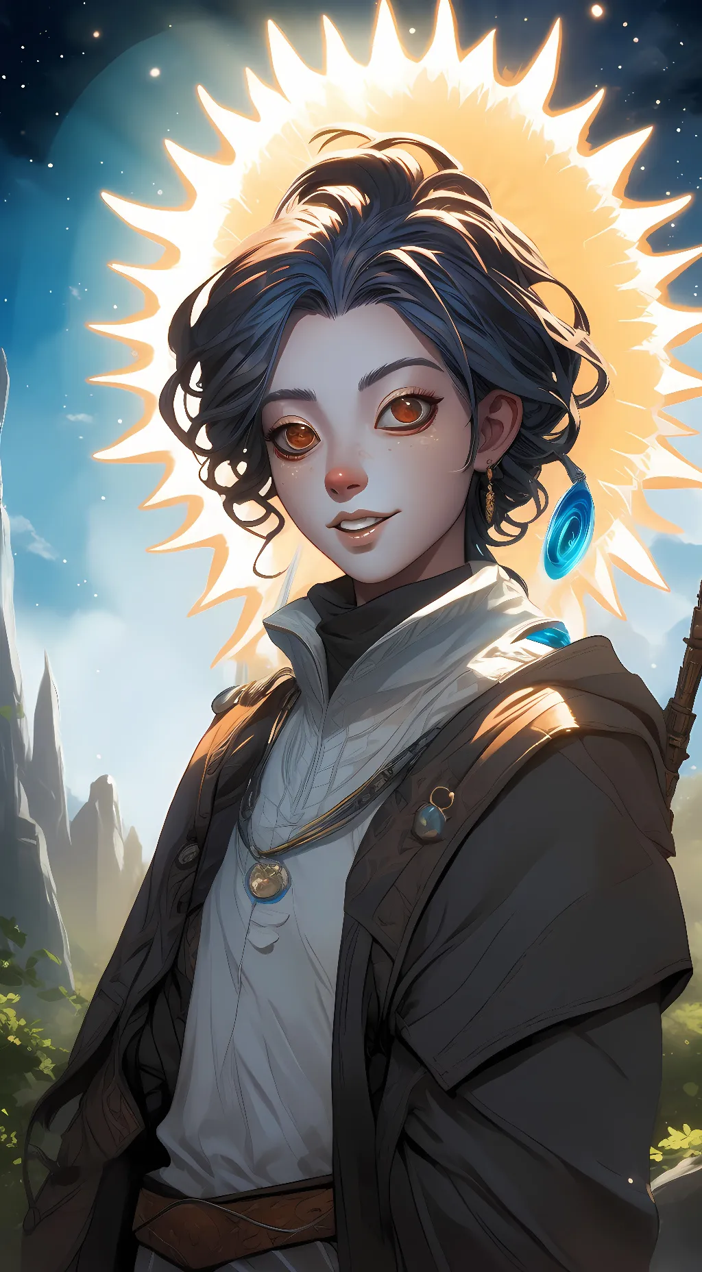 ai character: sundrop background