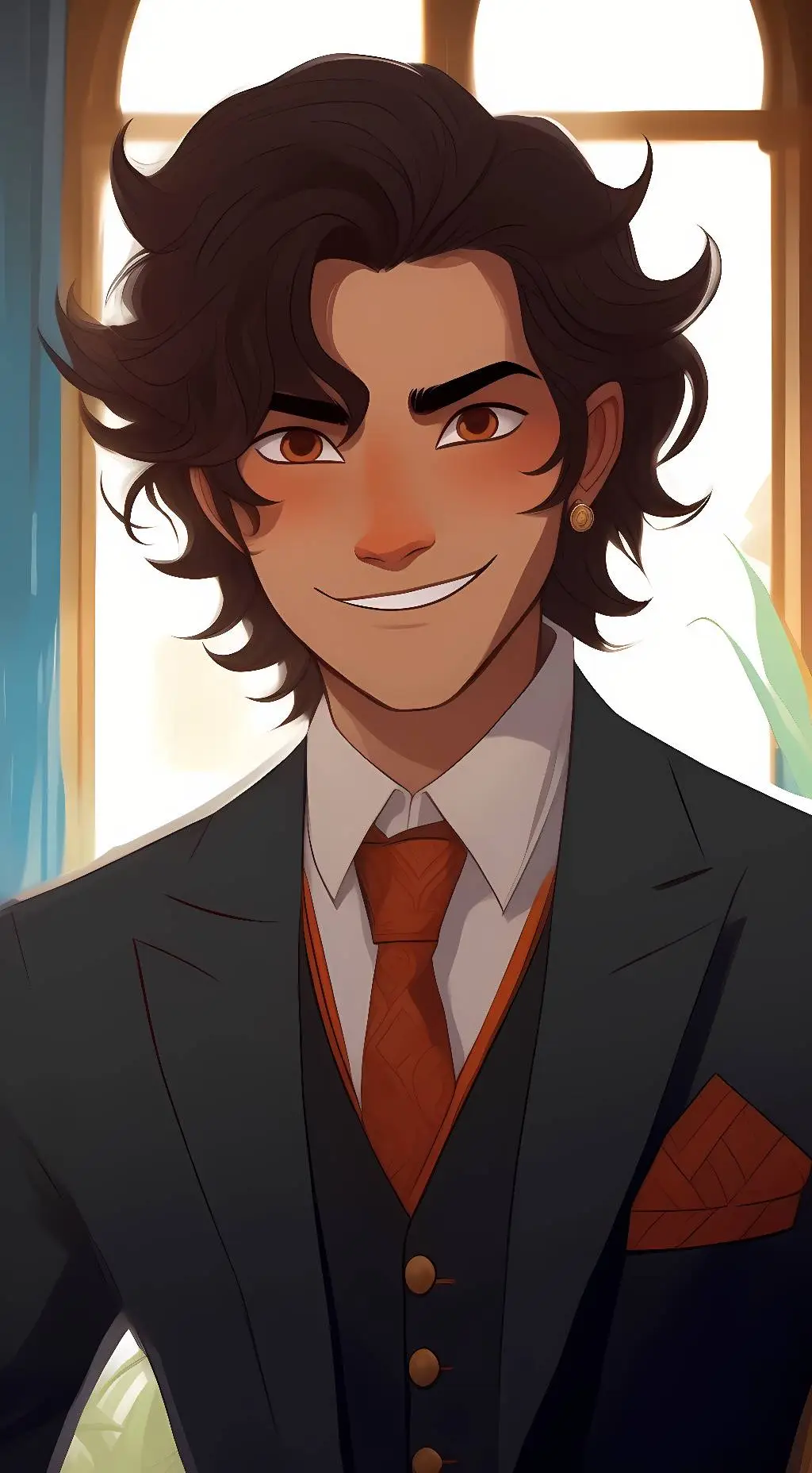 ai character: leo valdez  background