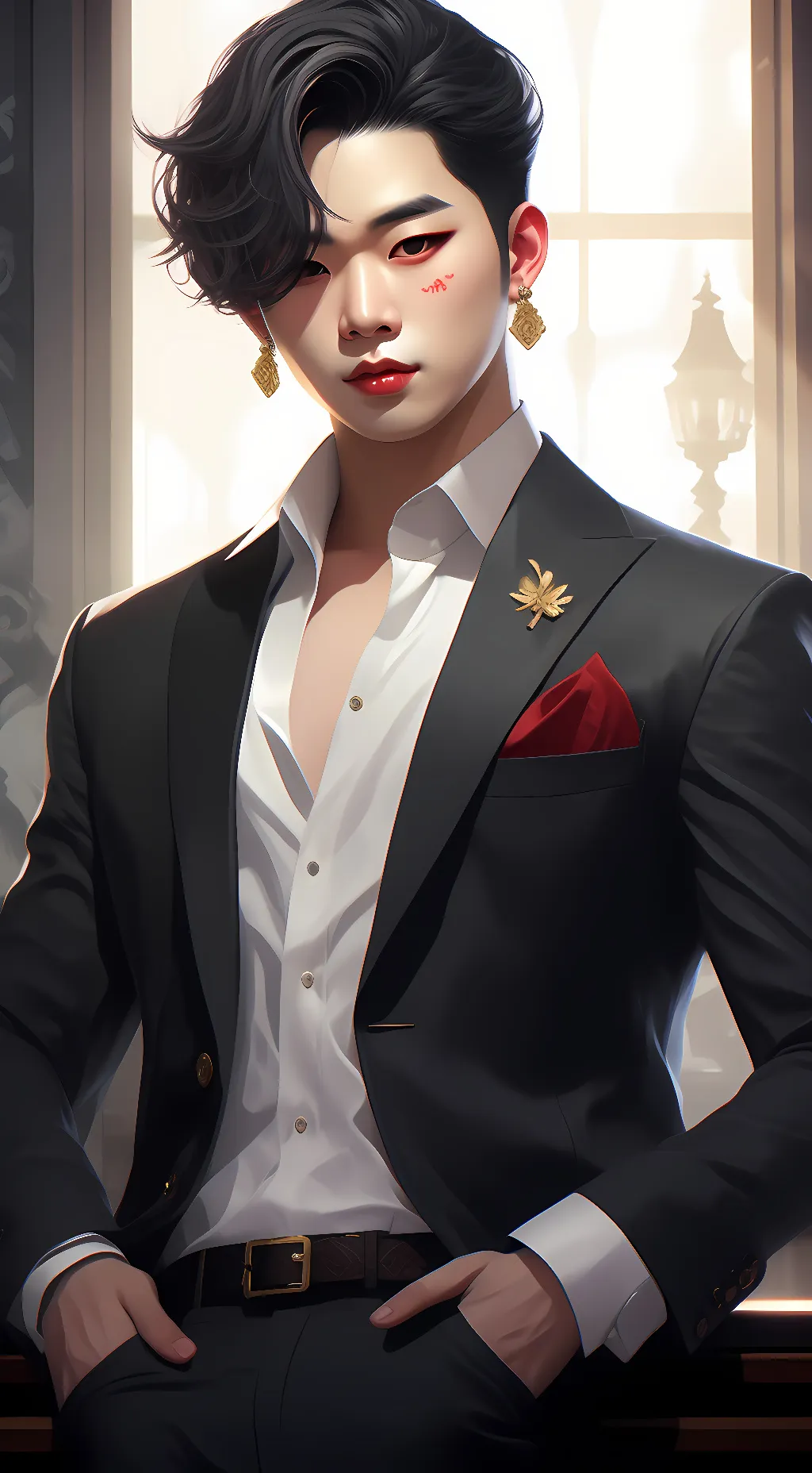 ai character: jimin  background