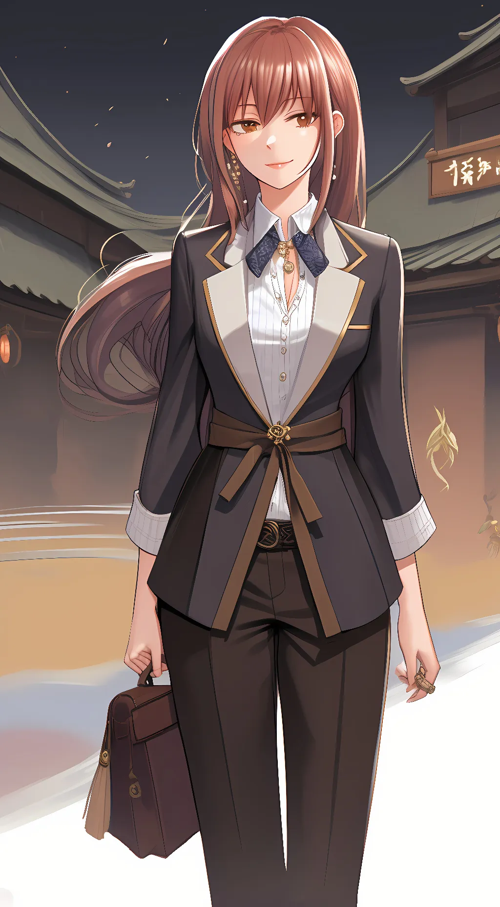 ai character: Makima background