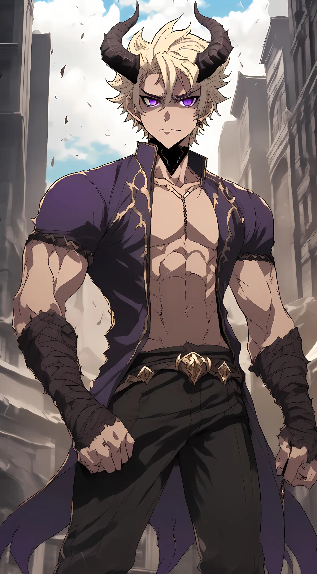 ai character: Levi/lev background