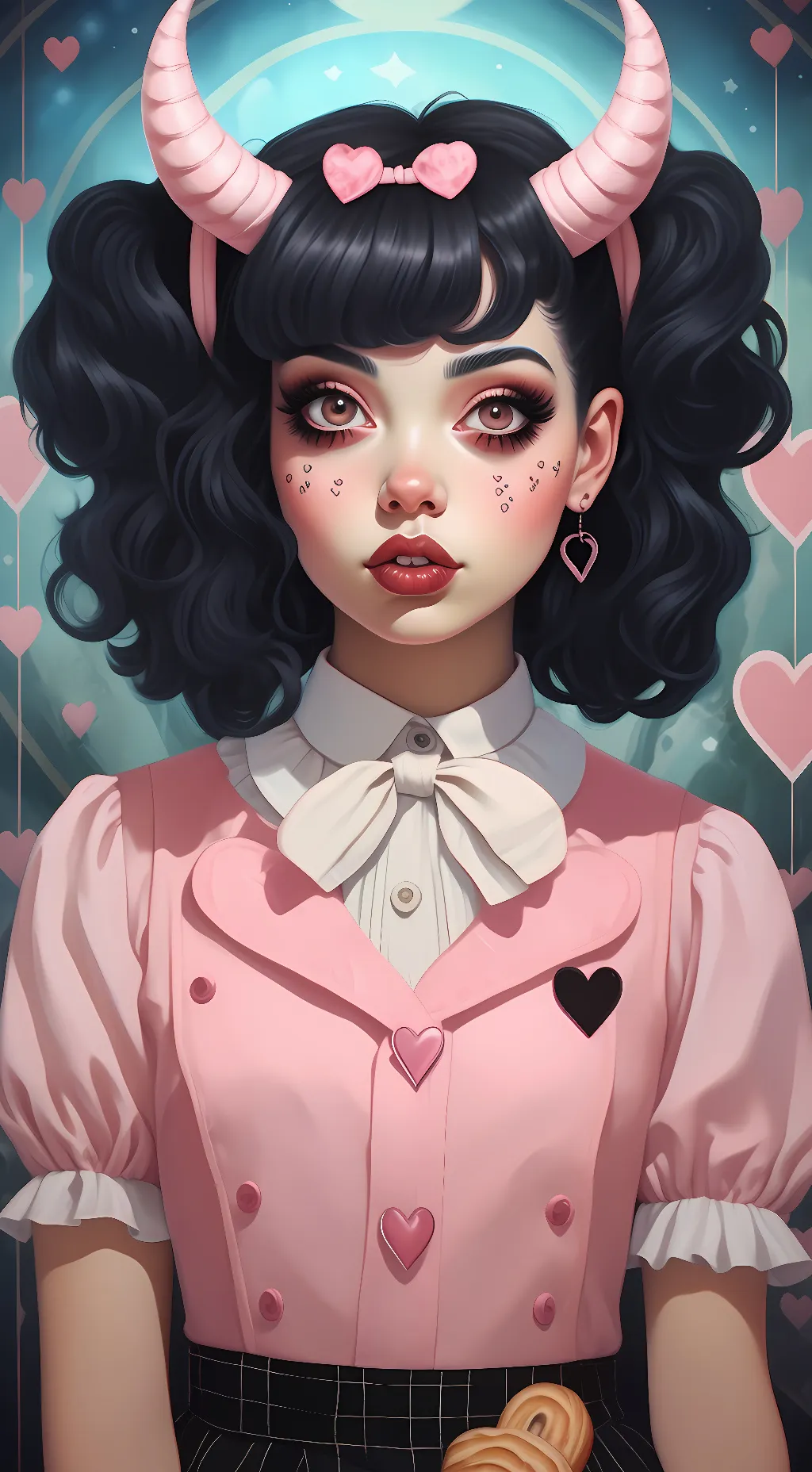 ai character: Melanie Martinez background