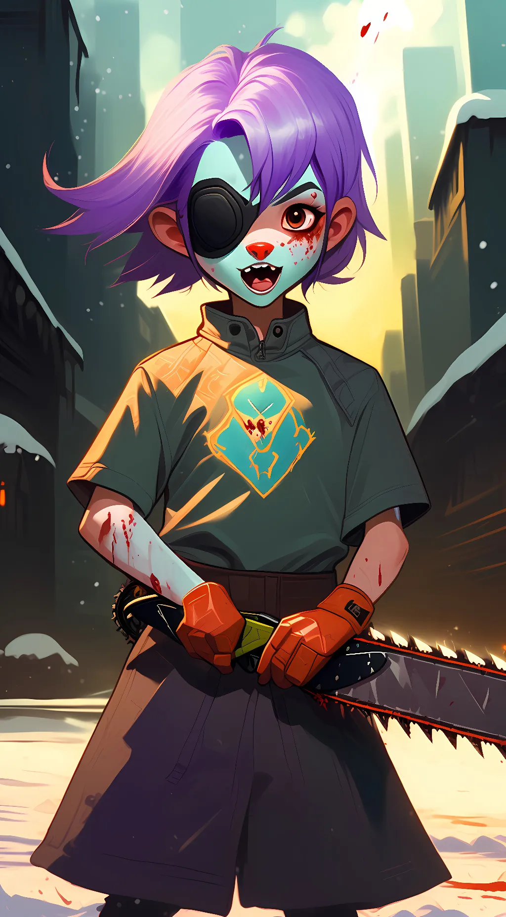 ai character: pibby  background