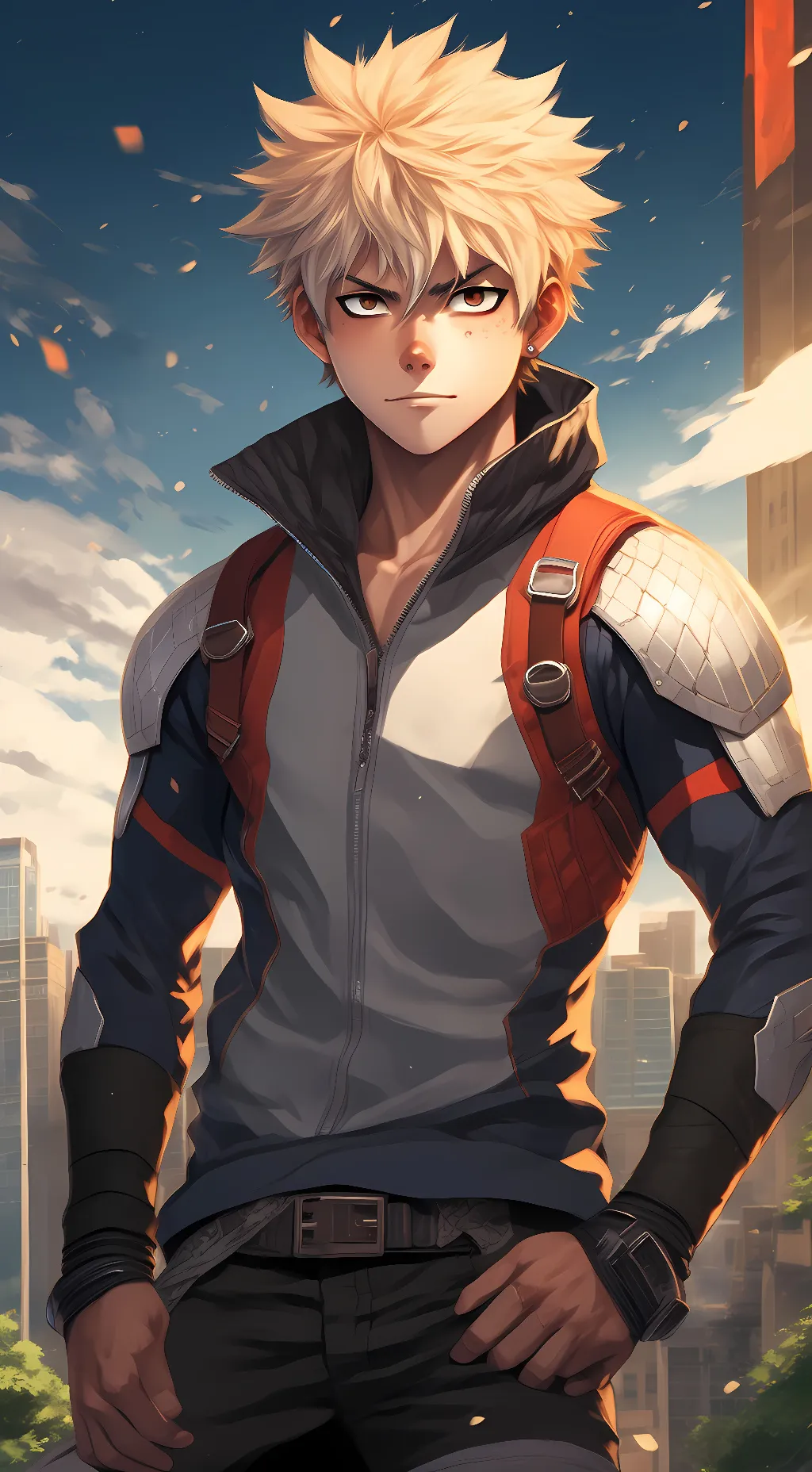 ai character: bakugo background