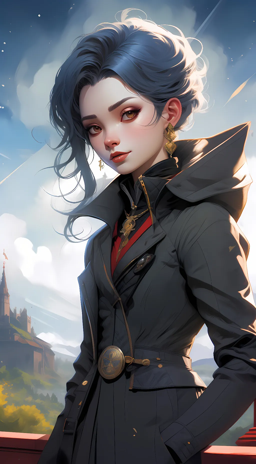 ai character: Tember  background