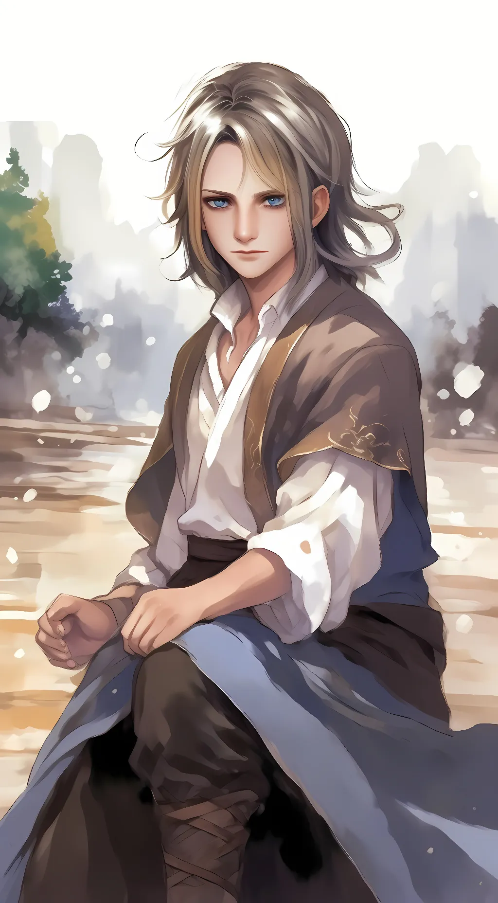 ai character: Ezkai yae Galvus background