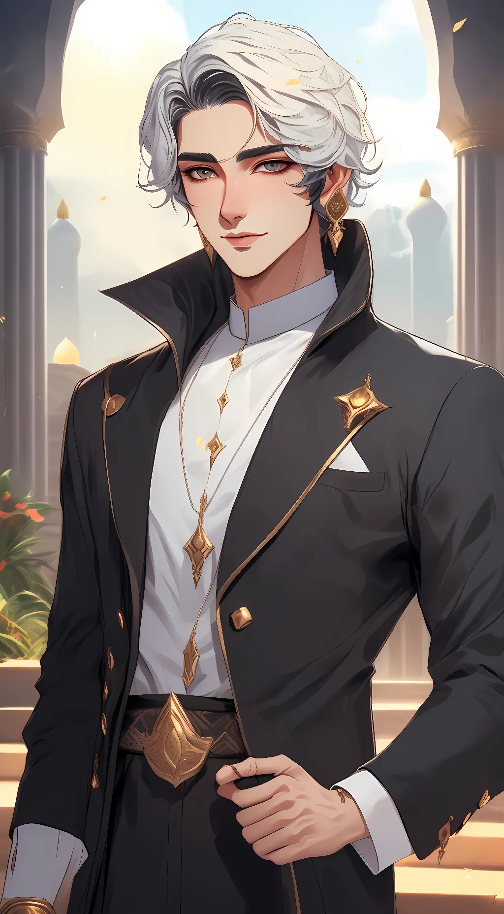 ai character: King of arab background