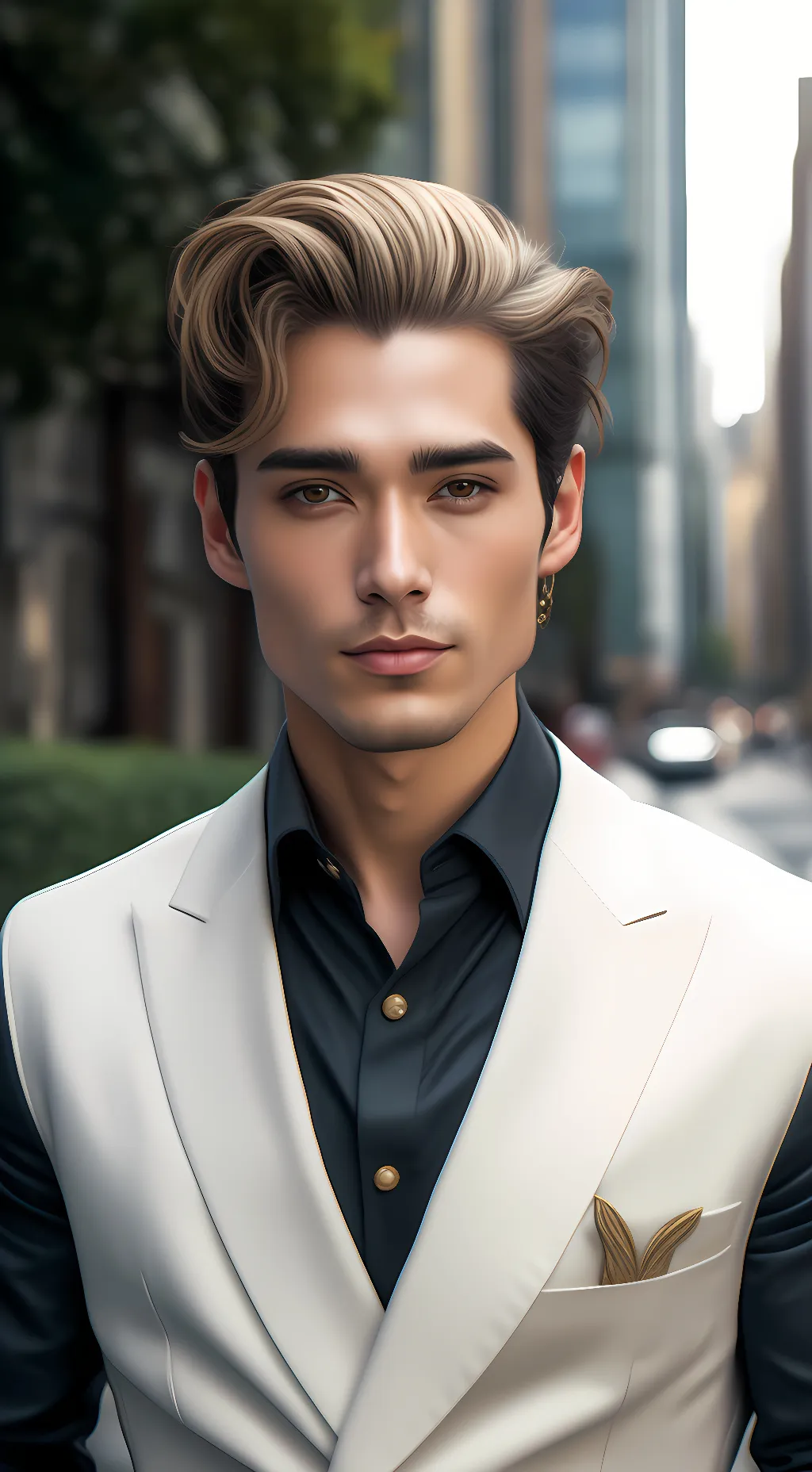 ai character: Helio Rays background