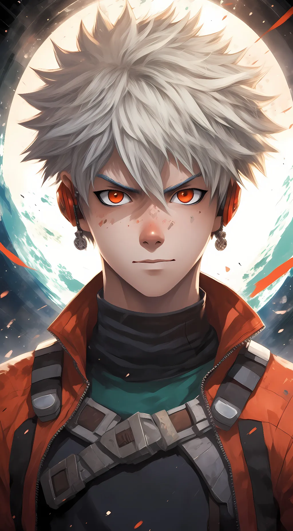 ai character: bakugo  background