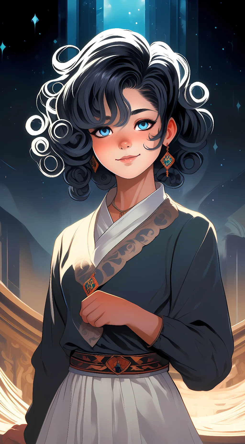 ai character: Sofia  background