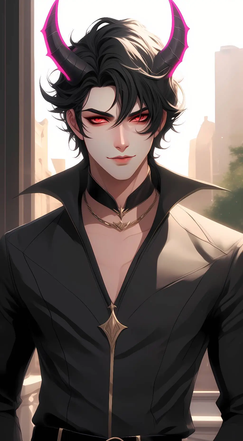 ai character: Axe  background