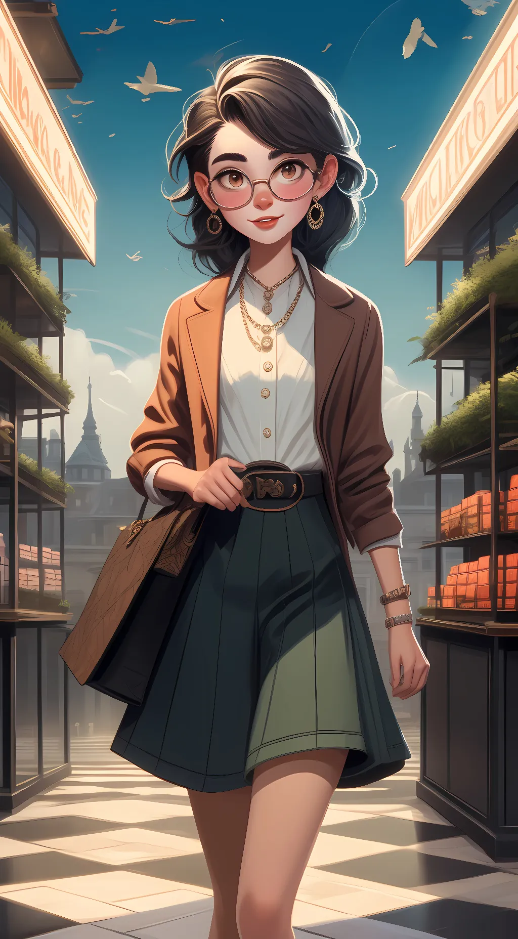 ai character: nayla  background