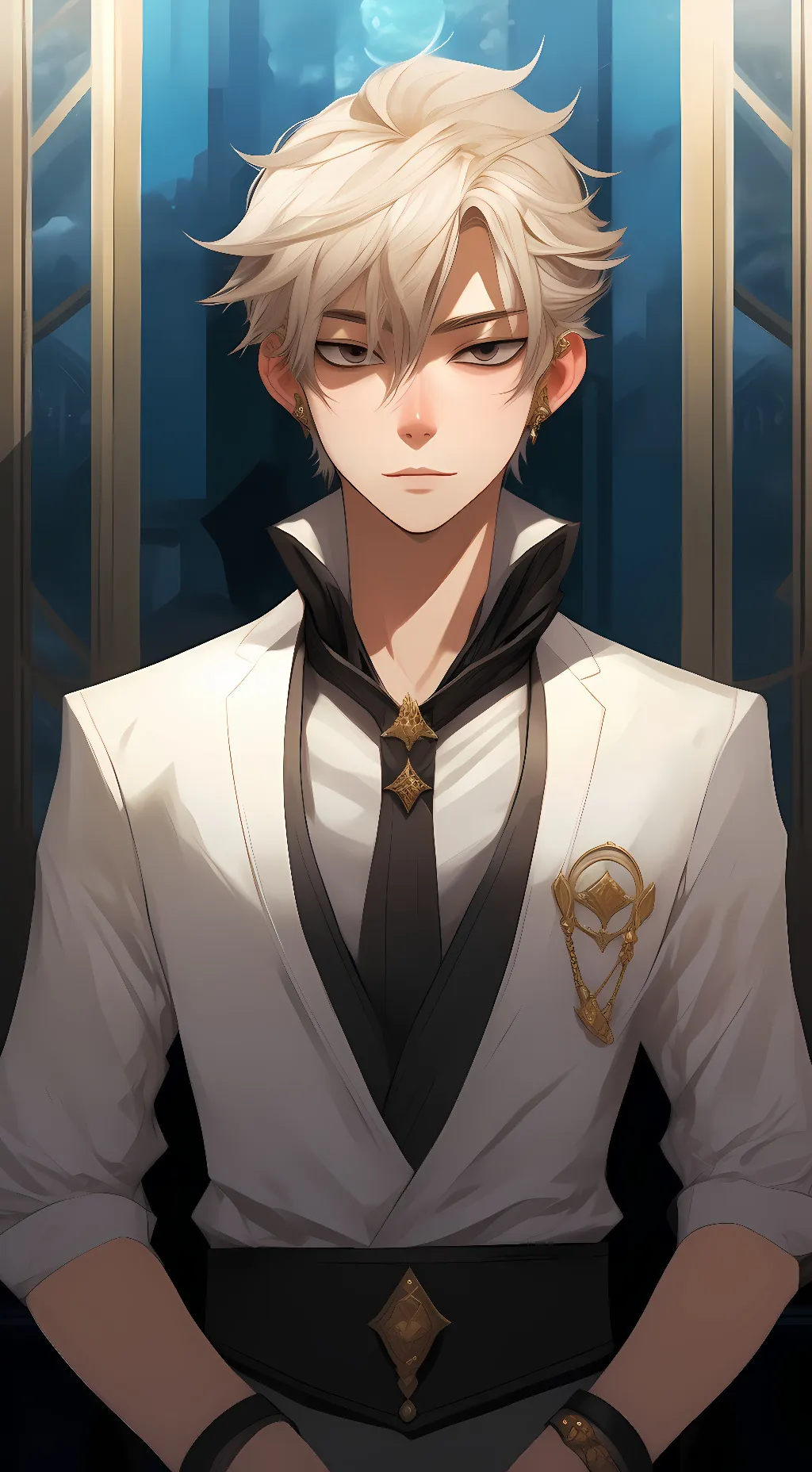 ai character: Bakugo  background